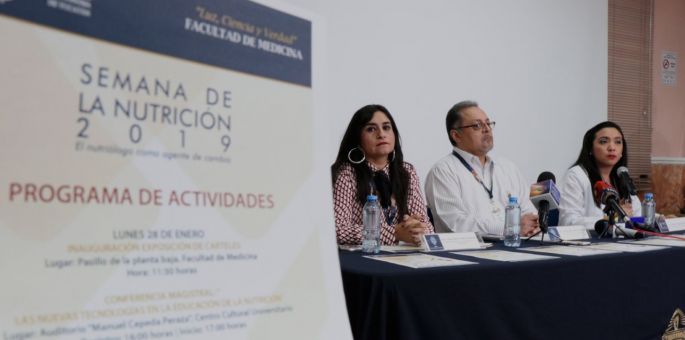 Presentan la Semana de la Nutrición 2019 "El nutriólogo como agente de cambio"