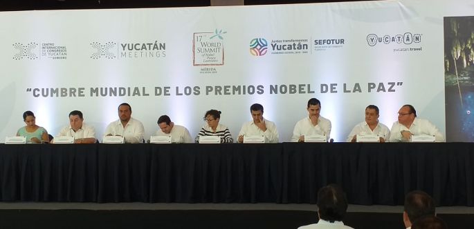 20 premios Nobel y 3 mil asistentes en la XVII Cumbre de Premios Nobel en Mérida