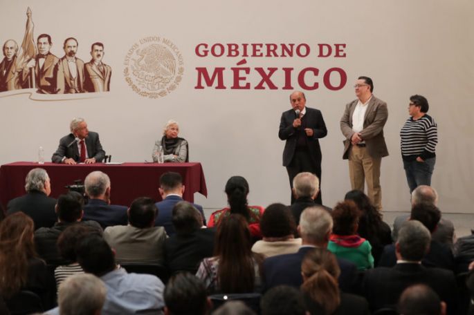 Reunión de López Obrador con su gabinete