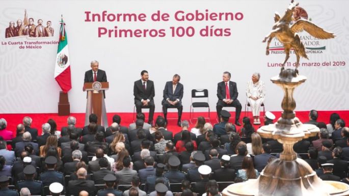 AMLO rinde su informe por sus primeros 100 días