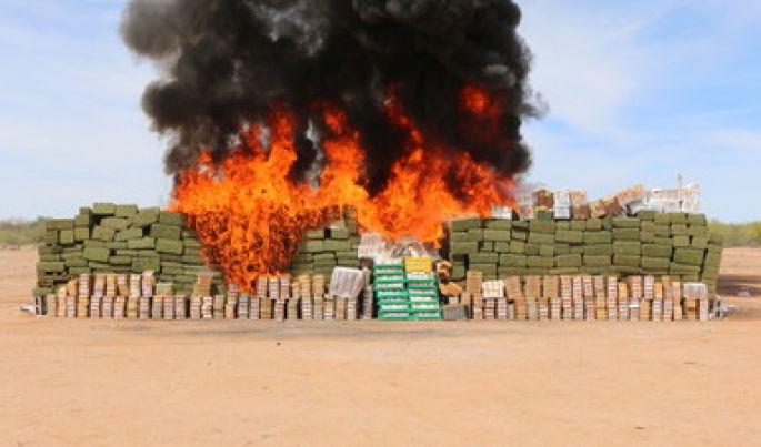 Incinera la FGR en Sonora más de 15 toneladas de narcóticos