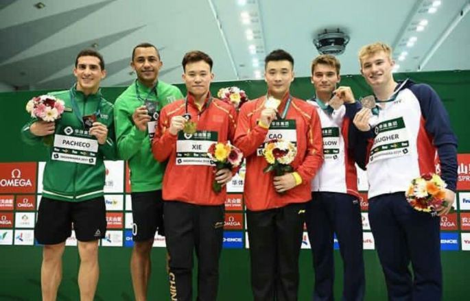 Rommel Pacheco y Jahir Ocampo ganan plata en serie mundial de clavados
