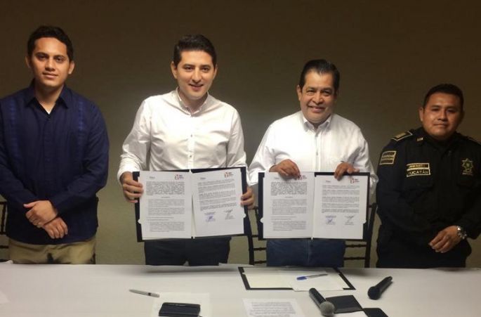Tekax y Nezahualcóyotl:  hermanados por la seguridad de sus habitantes