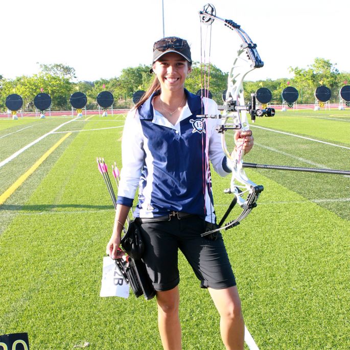 Oro para la yucateca Esmeralda Sánchez en el Nacional Juvenil de tiro con arco