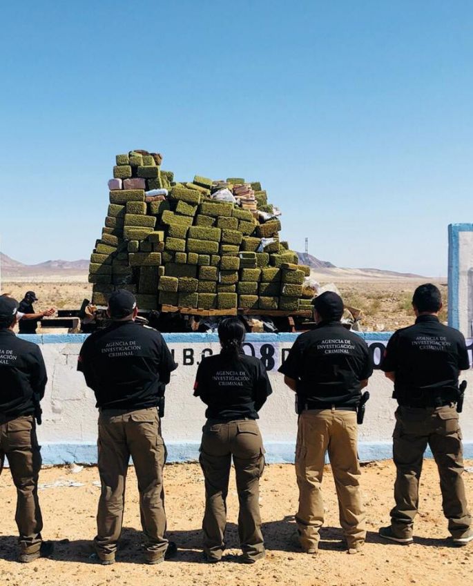 Incineran más de seis toneladas y media de narcóticos en Baja California