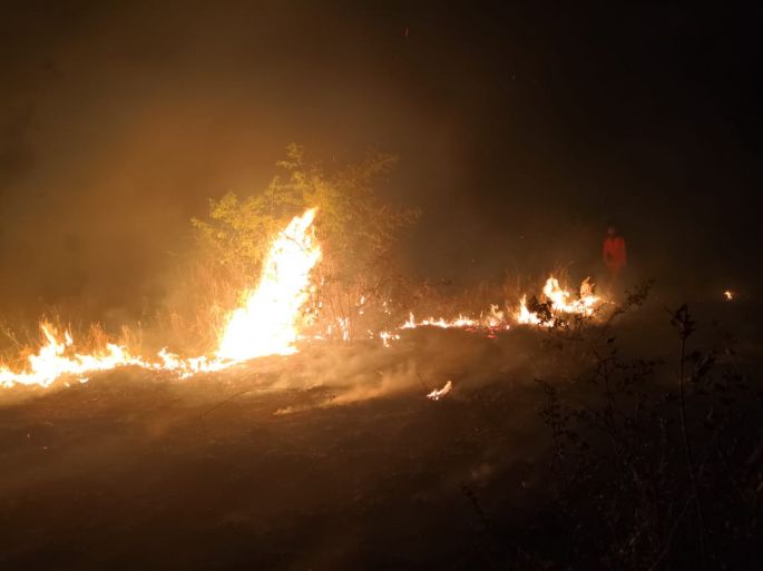 Controlan fuerte incendio cerca de Ticul
