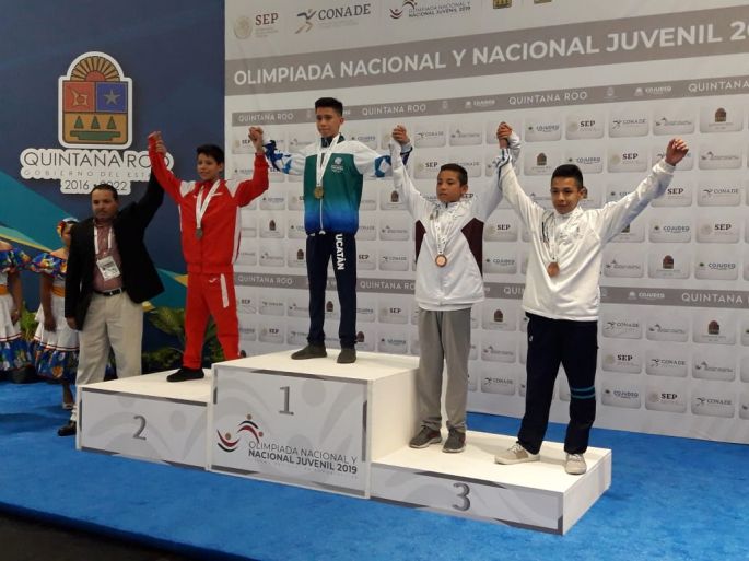 Oro y bronce para el TKD Yucateco en la Olimpiada Nacional