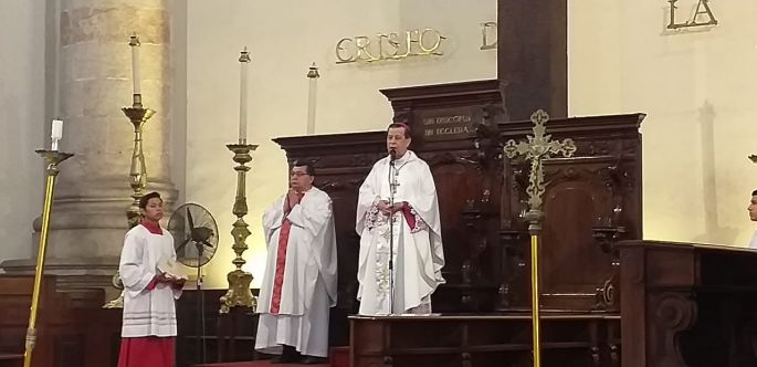 La iglesia estará al frente ante la crisis de los migrante: Arzobispo Rodríguez Vega