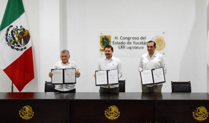 Firman convenio el Poder Legislativo y el Judicial para fomentar la cultura de la legalidad