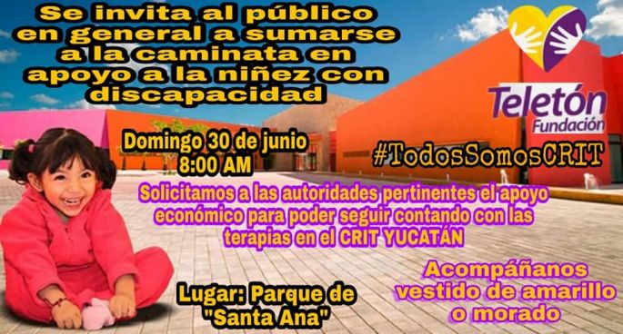Harán marcha para pedir la continuidad del CRIT-Yucatán 