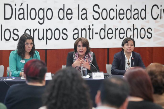 Propone Patricia Mercado alianza para detener avance de grupos anti-derechos