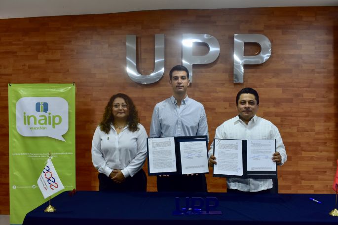 Acuerdan colaborar el Inaip Yucatán y la Universidad Privada de la Península