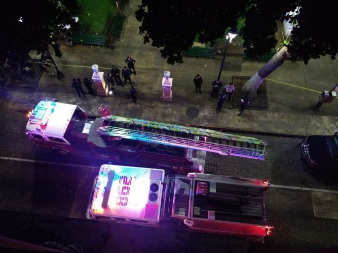 Se incendia “La Parrilla” de la 60