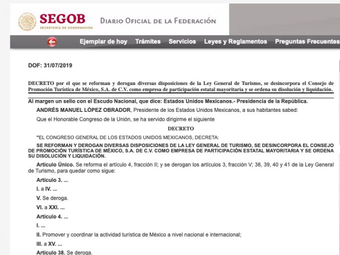 Incertidumbre del sector turístico con el nuevo organismo de promoción nacional