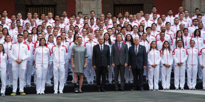 Abanderan a la delegación mexicana rumbo a los Juegos Panamericanos de Lima, Perú 2019