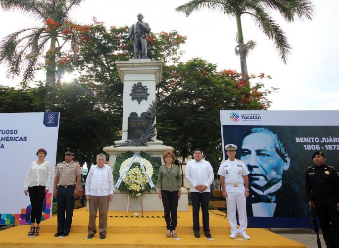 Conmemoran el 147 aniversario luctuoso del Benemérito de las Américas