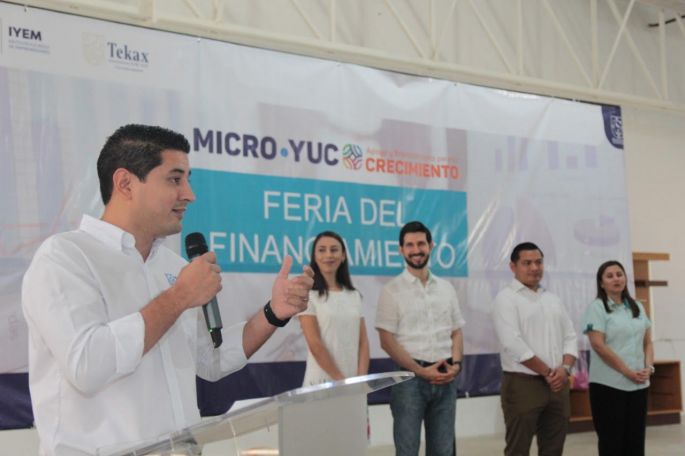 Inaugura el alcalde de Tekax, Diego Ávila, la "Feria del Financiamiento" del Programa MicroYuc 