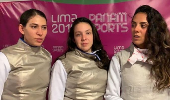 Florete de bronce para el equipo femenil de esgrima en Lima 2019