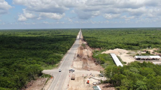 Supervisan trabajos de modernización de la carretera Mérida-Chetumal