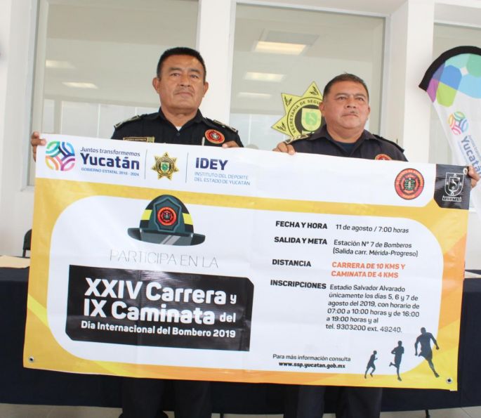 Presentan la Carrera del Día Internacional del Bombero