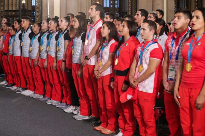 Entregan reconocimientos a los ganadores de los Juegos Panamericanos Lima, Perú 2019