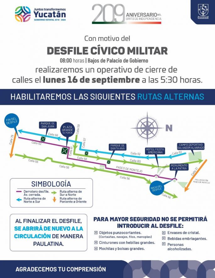 Operativo vial y reubicación temporal de paraderos por fiestas patrias