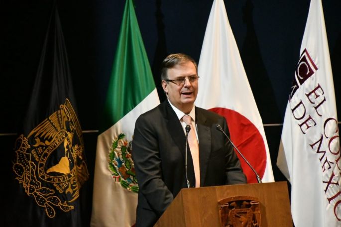 El canciller Marcelo Ebrard inaugura la IV Cumbre de Rectores México-Japón