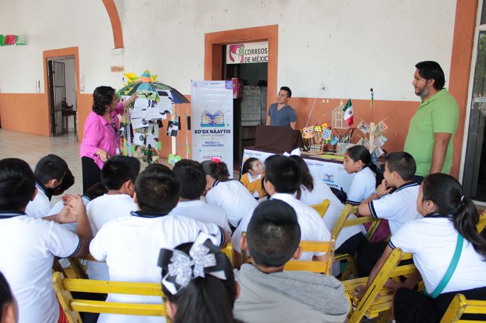 Niñas y niños tekaxeños van a soñar a La Ruta de la Imaginación