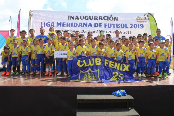 Inauguran la X edición de la Liga Meridana de Fútbol 