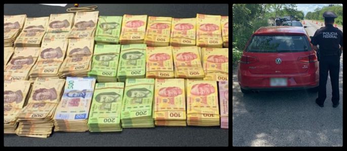 Tenía un millón de pesos en su auto, lo detienen en la Mérida-Celestún 