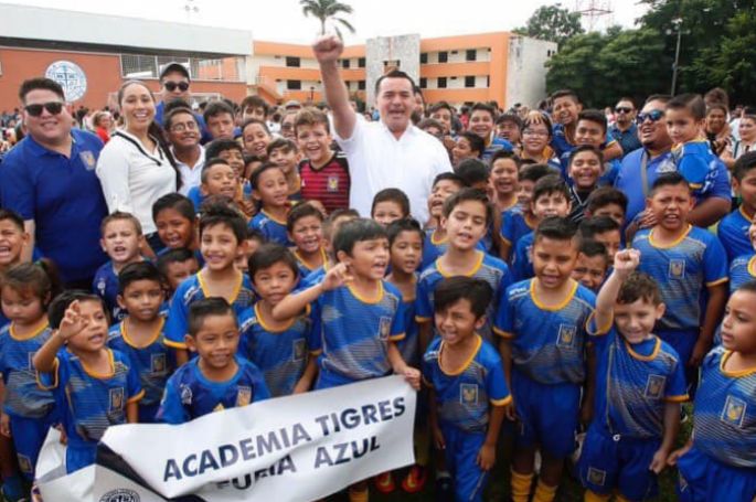 Inauguran la Liga de Fútbol "Juan N. Cuevas"