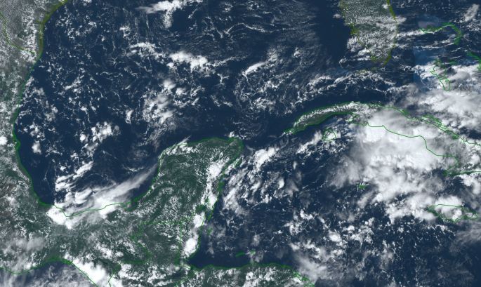 Pronóstico de lluvias de diversa intensidad para los próximos días en la mayor parte de la Península de Yucatán