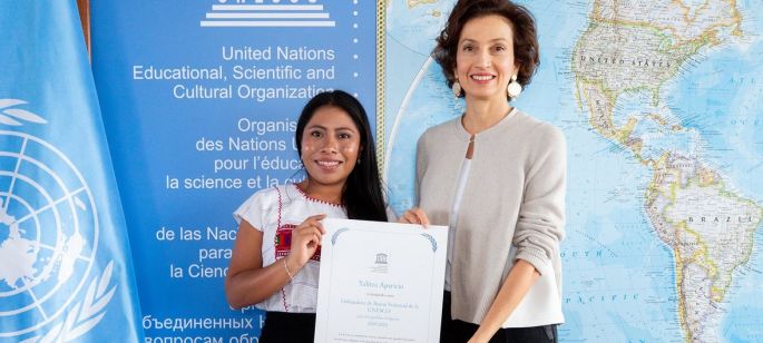 Yalitza Aparicio es nombrada "Embajadora de Buena Voluntad" de la UNESCO