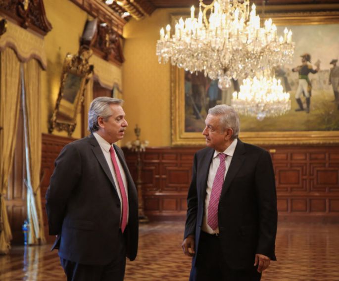 AMLO recibe a Alberto Fernández, mandatario electo de Argentina