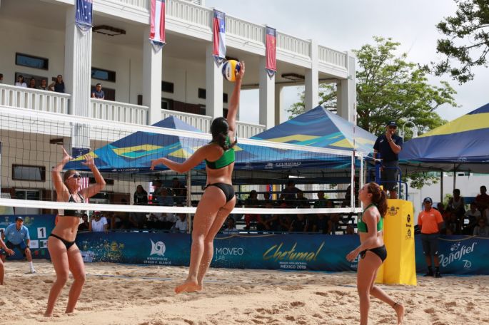 Inicia México actividad en el Tour Mundial de Voleibol de Playa Chetumal 2019