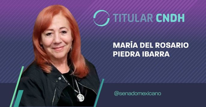 Elige Senado a Rosario Piedra Ibarra como presidenta de la CNDH