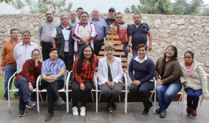 Convive con reporteros la diputada federal María Ester Alonzo Morales