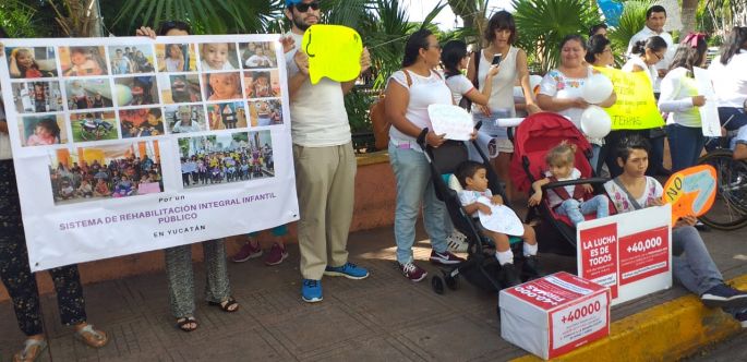 Piden al Gobierno del Estado presupuesto suficiente para el CRIT Yucatán, más de 40 mil firmas lo respaldan
