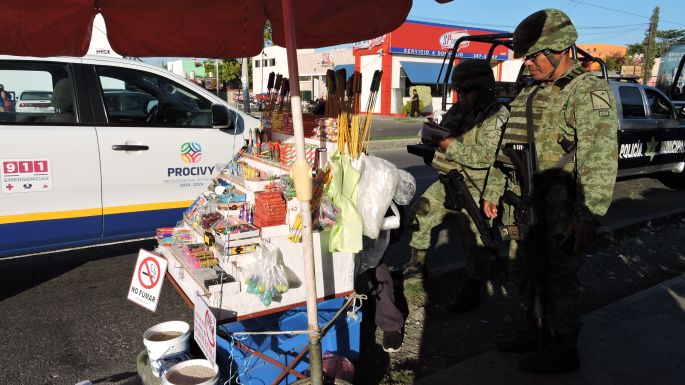 La SEDENA y Guardia Nacional realizan operativo de vigilancia de pirotecnia