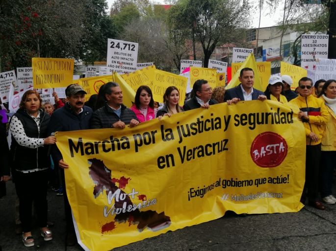 Acusa el PRD que Veracruz se ha convertido en el Estado más violento del País por la omisión del Gobierno Federal y Estatal