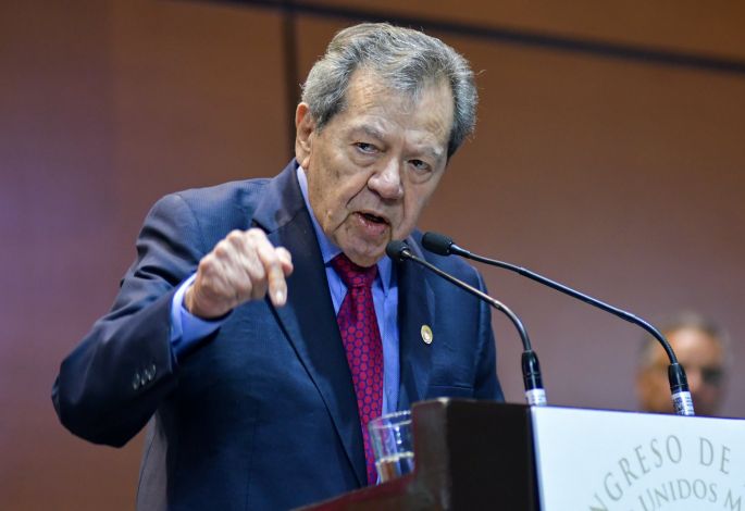 Muñoz Ledo compara a Morena con el PRI