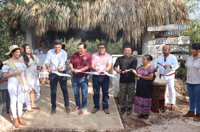 Inaugura Diego Ávila el proyecto ecoturístico "Grutas Chocantes"