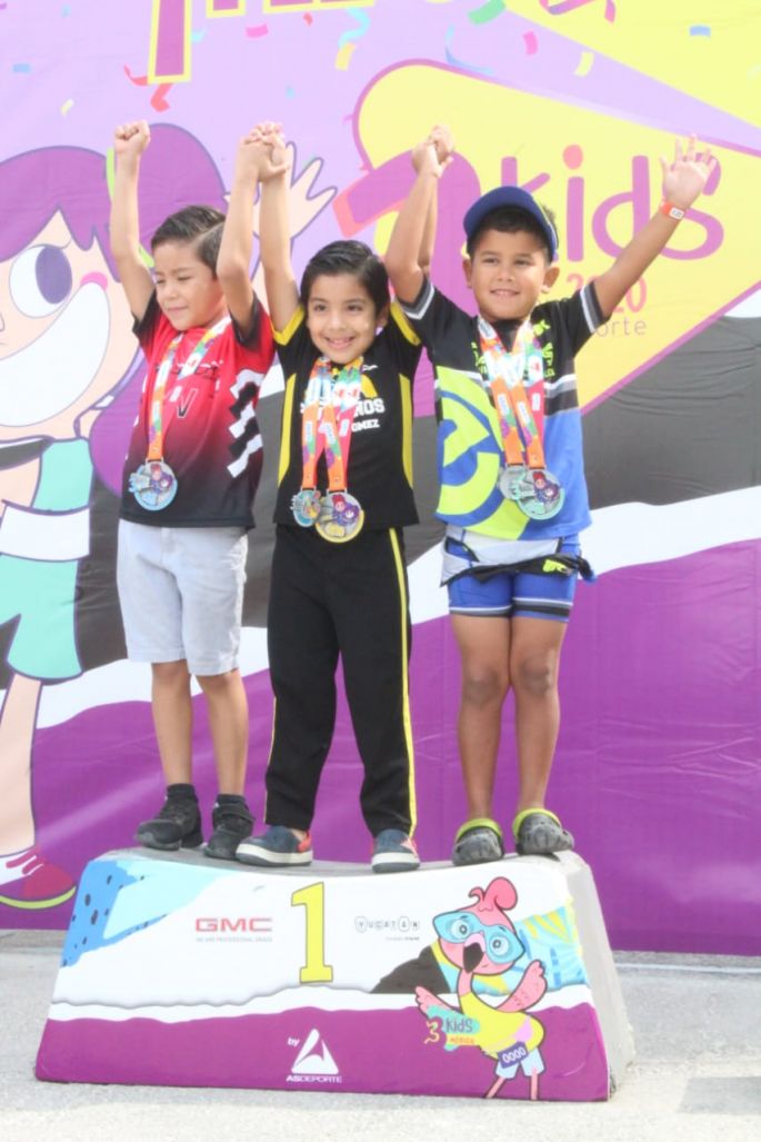 Gran asistencia al Triatlón Nacional infantil y juvenil