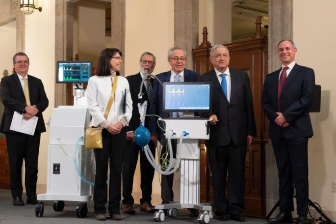 Presentan ventiladores mexicanos para pacientes COVID; “nace una industria nacional para salvar vidas”, afirma directora del Conacyt