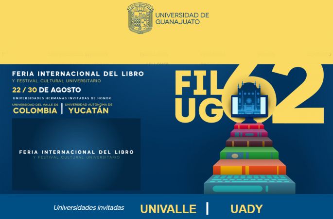 Feria del Libro de la Universidad de Guanajuato recibe a UADY  