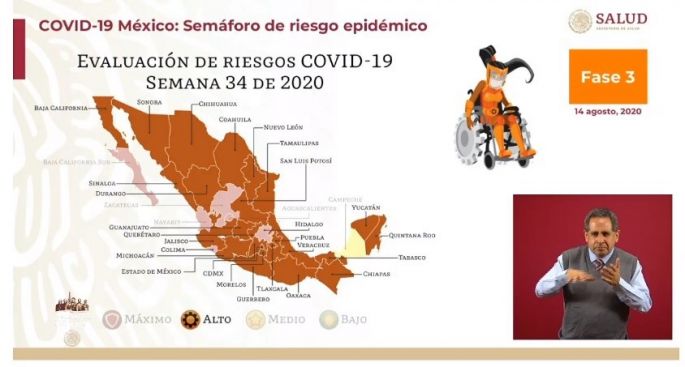 Campeche, primer estado del país en Semáforo de Riesgo Amarillo