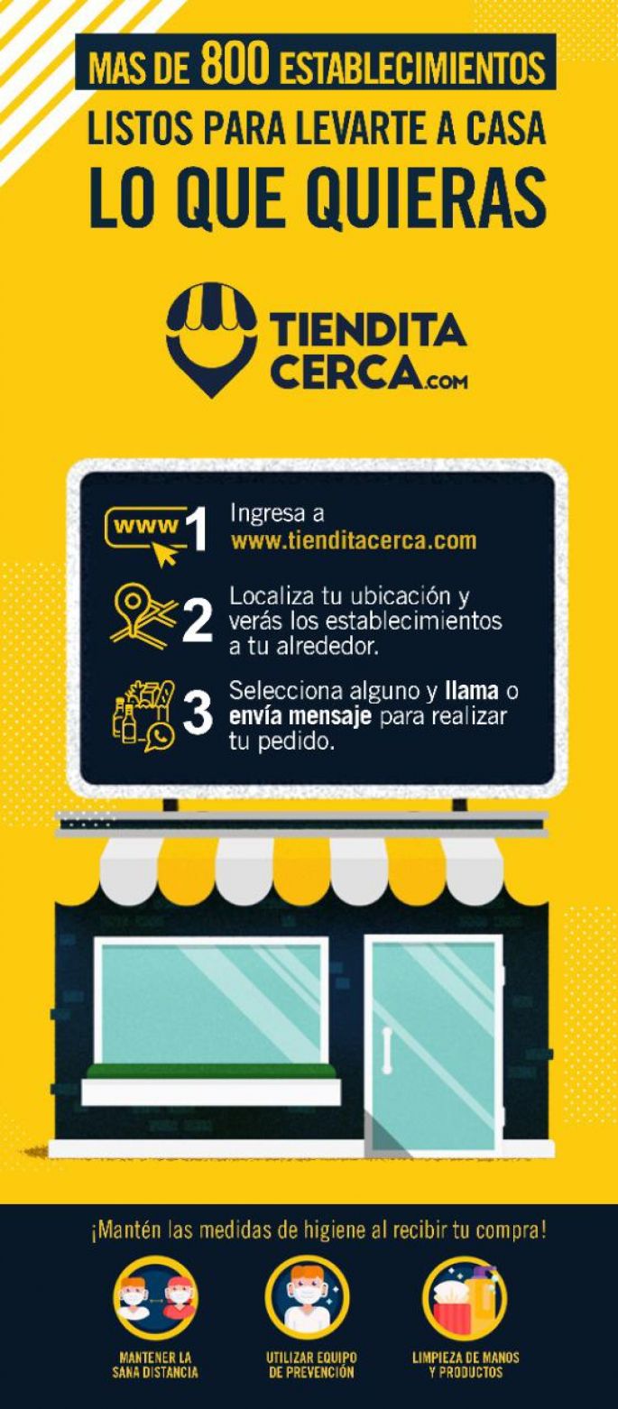 Tienditacerca.com, una plataforma que servirá de enlace entre las tienditas y los consumidores.