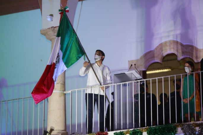 Celebran en Tekax el Grito de Independencia