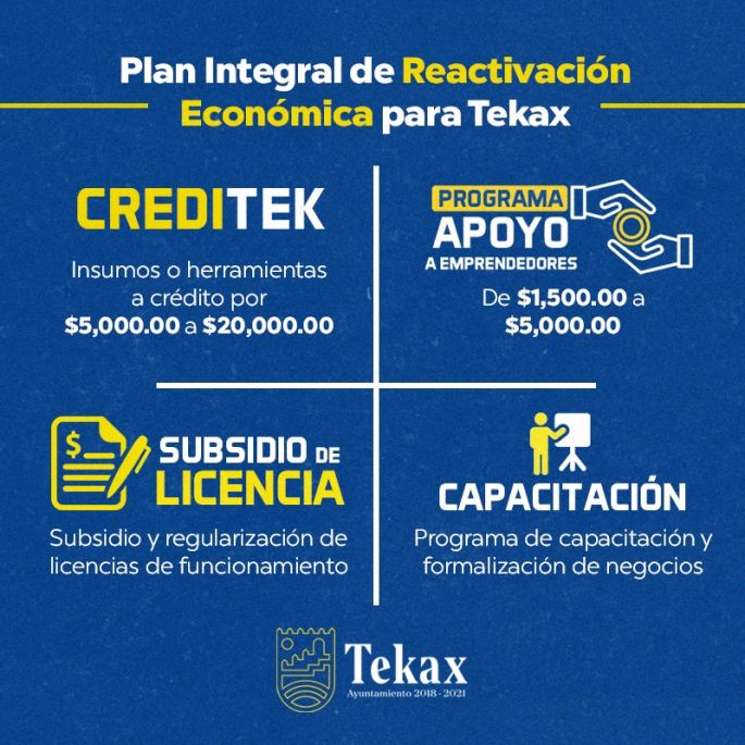 Emprende Diego Ávila un plan de reactivación económica para Tekax 