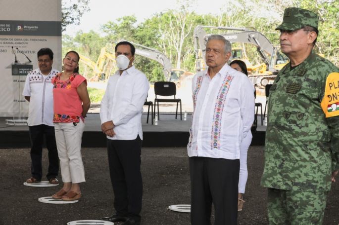 Desde Tinum, Yucatán, AMLO supervisa tramo 4 del Tren Maya; resaltará riqueza cultural y dará modernidad a la región, afirma